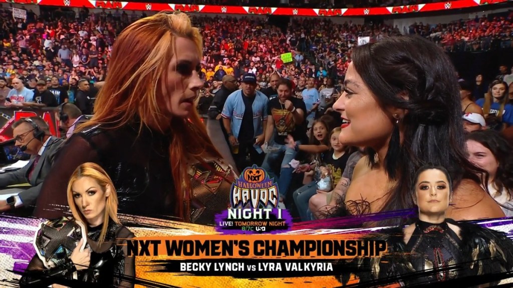 Lyra Valkyria Appears In The Crowd On 10/23 WWE RAW