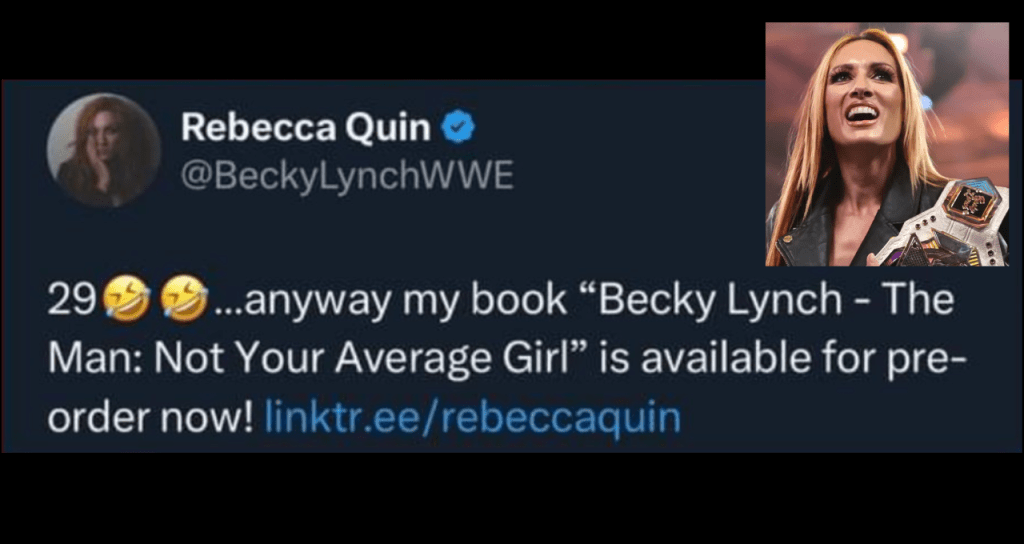 Becky Lynch: The Man, Book by Rebecca Quin