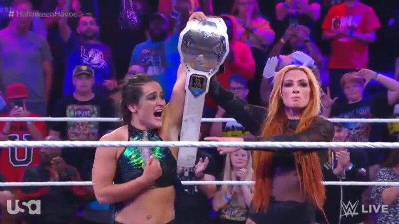 Lyra Valkyria Beats Becky Lynch To Win NXT Women's Championship At  Halloween Havoc