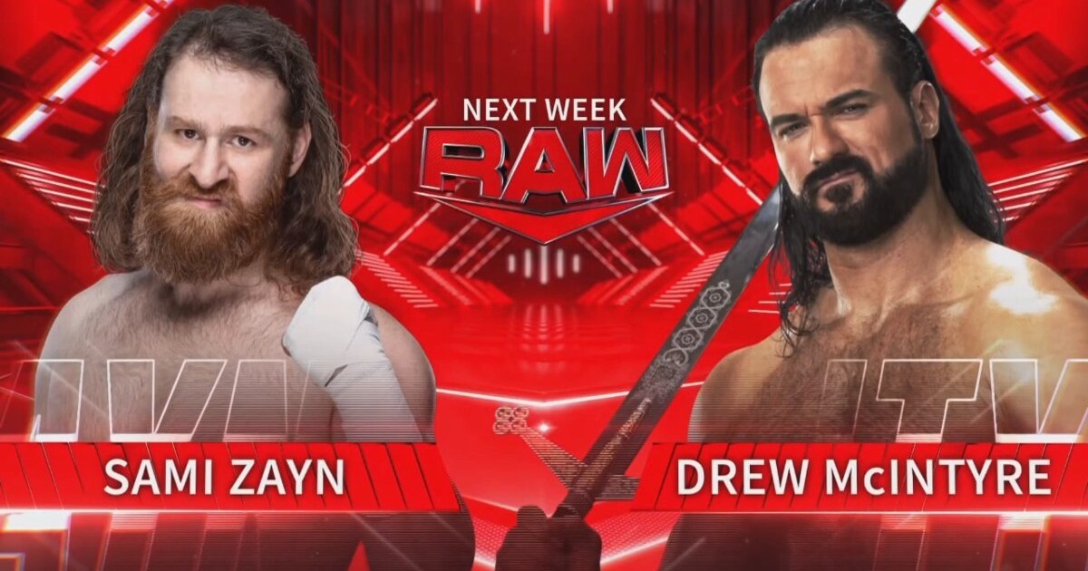 Title Match and more set for next week's WWE Raw - WWE News, WWE