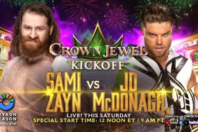 Sami Zayn JD McDonagh WWE Crown Jewel