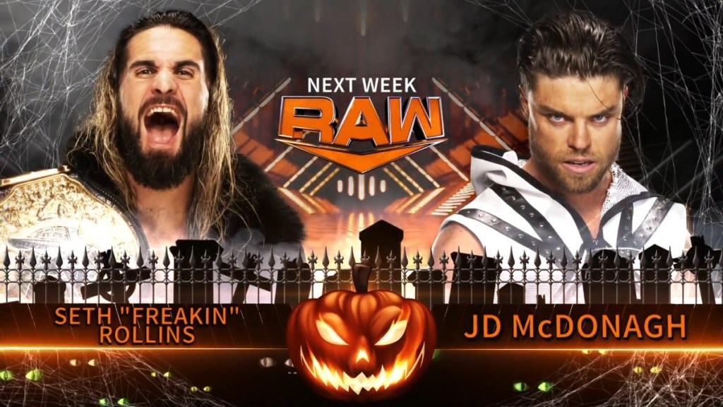 Seth Rollins Vs JD McDonagh, Imperium vs. DIY & More Set For 10/30 WWE RAW