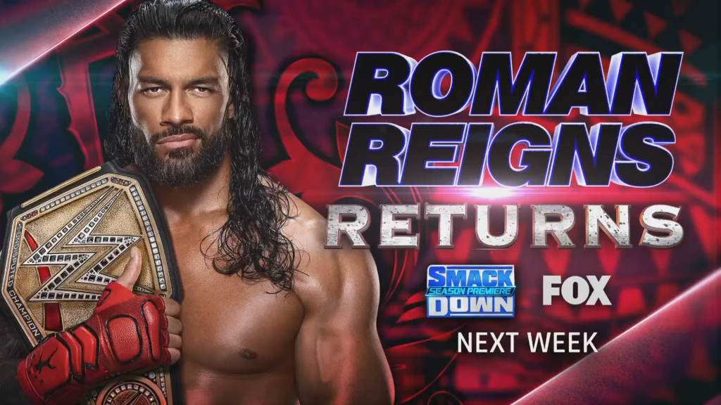 Roman Reigns Returns, Triple H Set To Appear On 10/13 WWE SmackDown