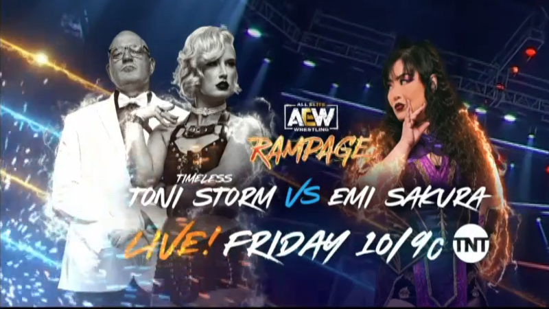AEW Rampage Toni Storm Emi Sakura