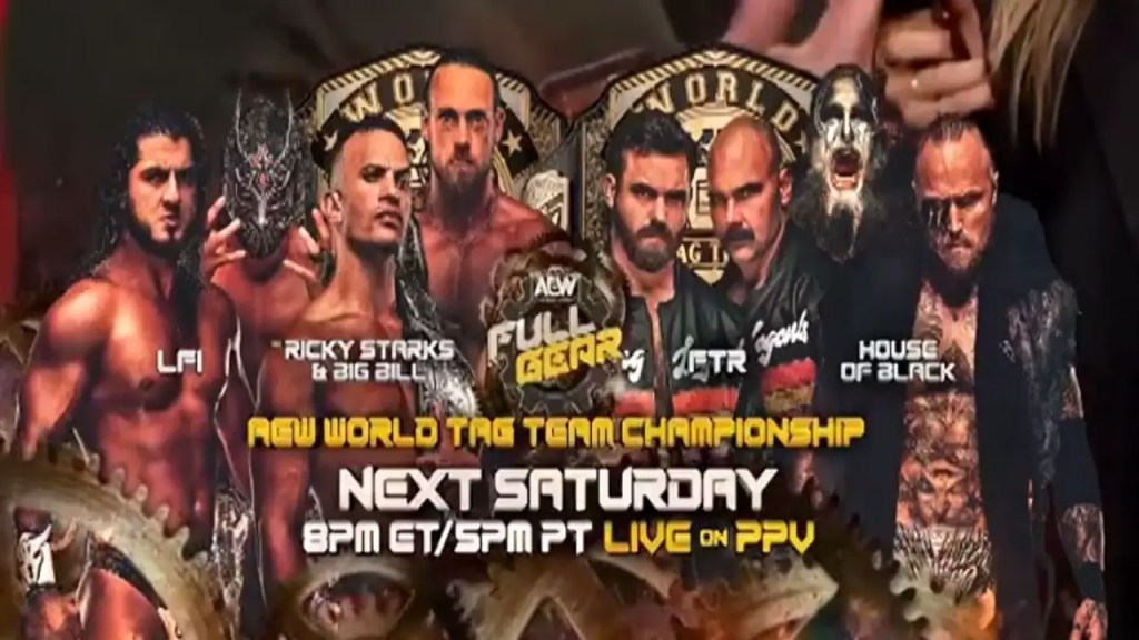 AEW Full Gear four way tag title match