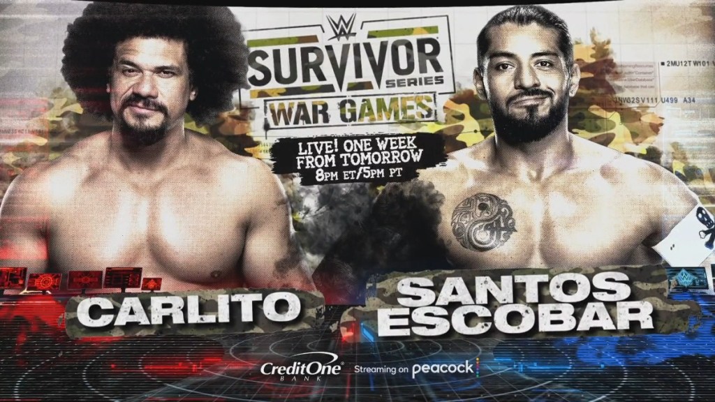 Carlito Santos Escobar WWE Survivor Series
