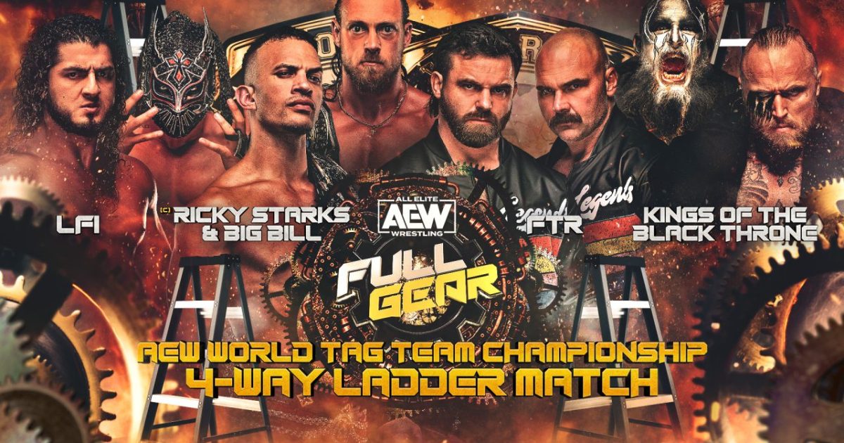 AEW Full Gear: Four-Way Ladder Tag Team Title Match Result