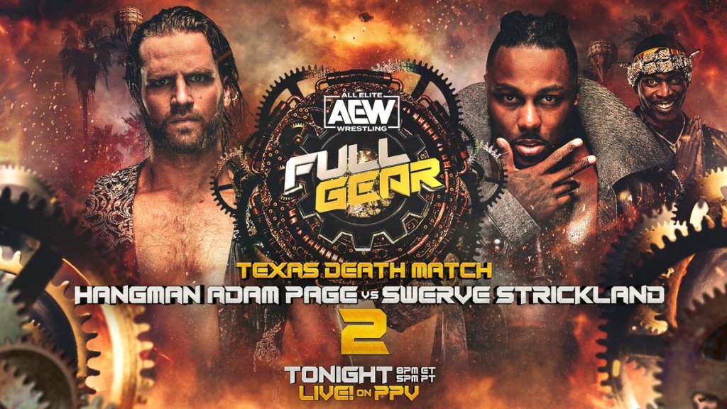 AEW Full Gear Hangman Page Swerve Strickland