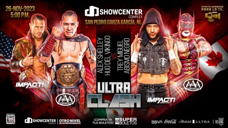 IMPACT AAA Ultra Clash Alex Shelley Vikingo