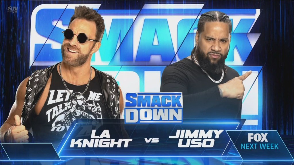 LA Knight Jimmy Uso WWE SmackDown