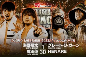 NJPW World Tag League Shota Umino Ren Narita Great-O-Khan HENARE