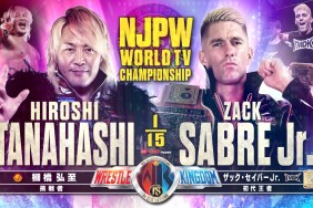 NJPW Wrestle Kingdom 18 Zack Sabre Jr Hiroshi Tanahashi