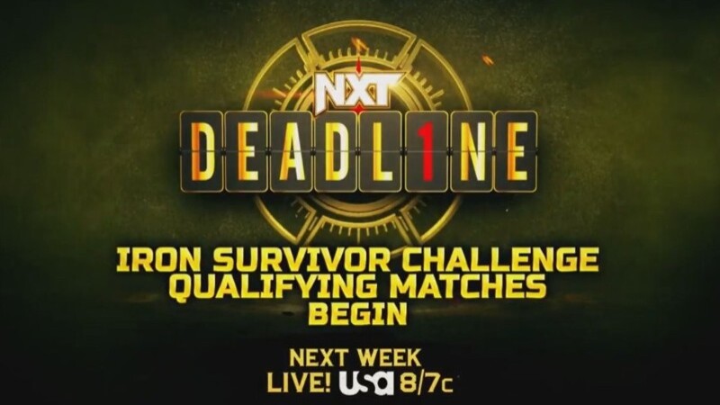 NXT Deadline Iron Survivor