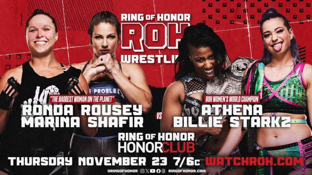 Ronda Rousey Athena ROH TV