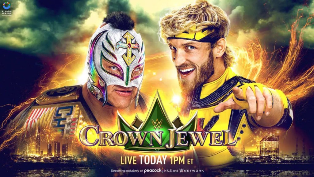 WWE Crown Jewel Rey Mysterio Logan Paul