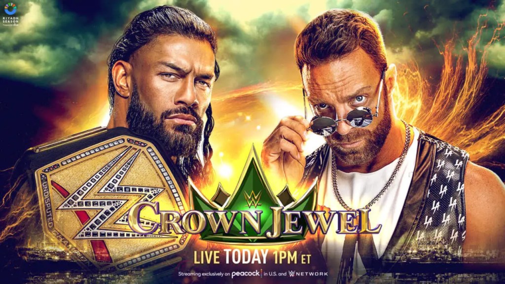 WWE Crown Jewel Roman Reigns vs. LA Knight Result
