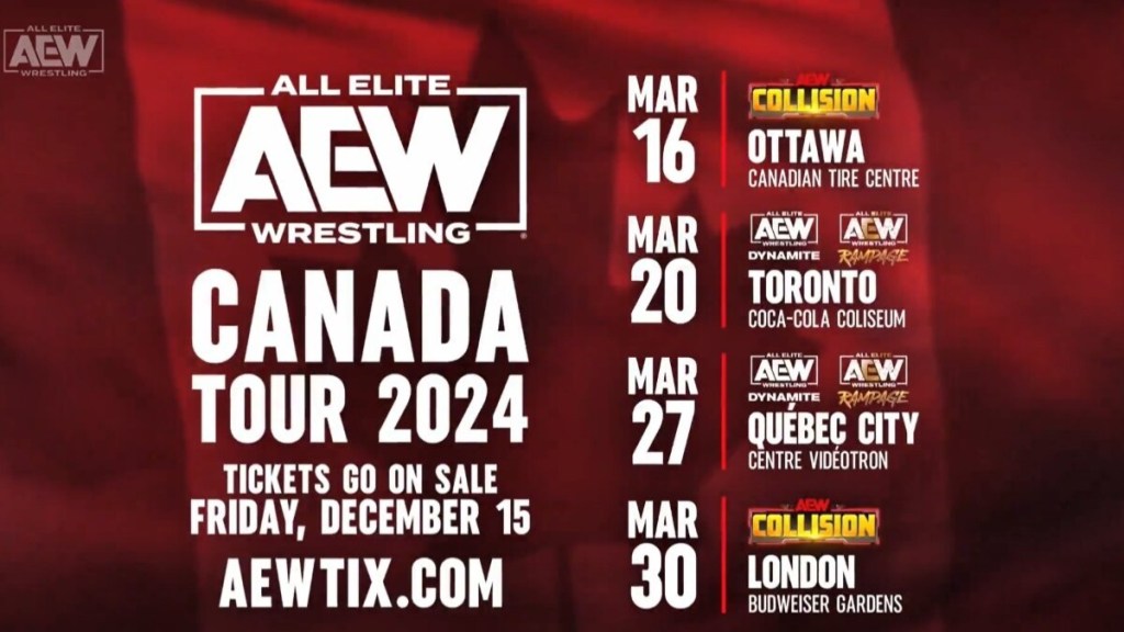 AEW Canada Tour