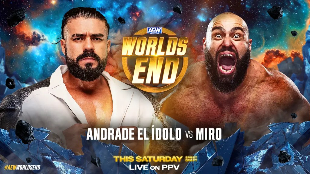 AEW Worlds End Andrade El Idolo Miro