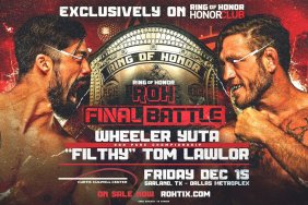 Wheeler Yuta vs Tom Lawlor Pure Championship ROH Final Battle