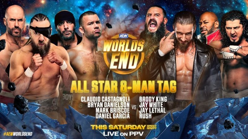 AEW Worlds End All Star Eight Man Tag Team Match
