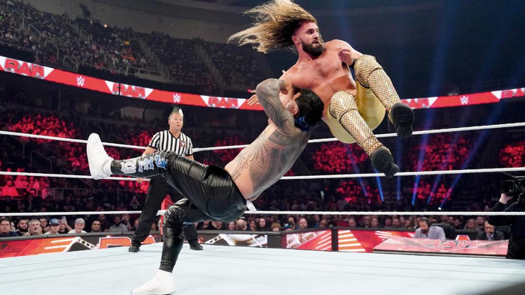 Jey Uso Seth Rollins WWE