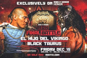 ROH Final Battle Vikingo Black Taurus