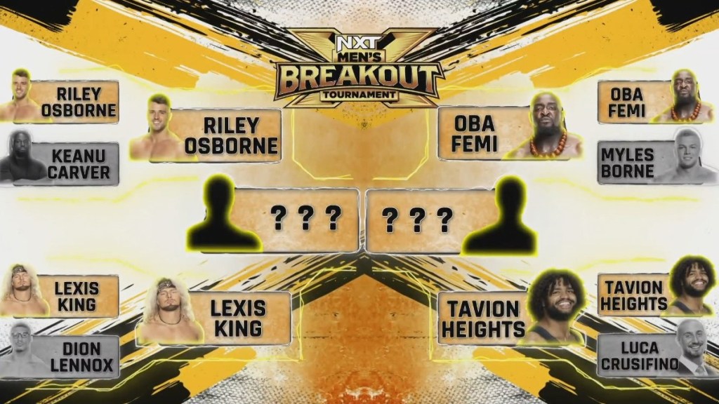 Lexis King, Tavion Heights Advance In NXT Men’s Breakout Tournament