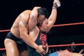 Steve Austin stuns The Rock on WWE RAW