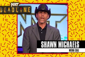 shawn michaels NXT Deadline media call