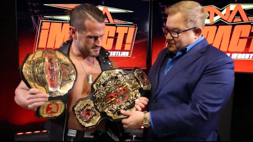 Alex Shelley Honored with New TNA World Title
