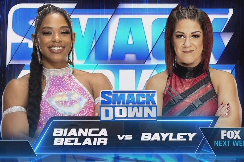 Bianca Belair Bayley WWE SmackDown