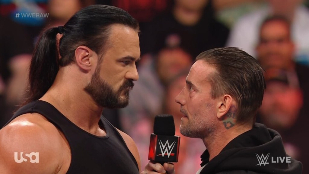Drew McIntyre and CM Punk Engage in Fiery Confrontation on WWE RAW
