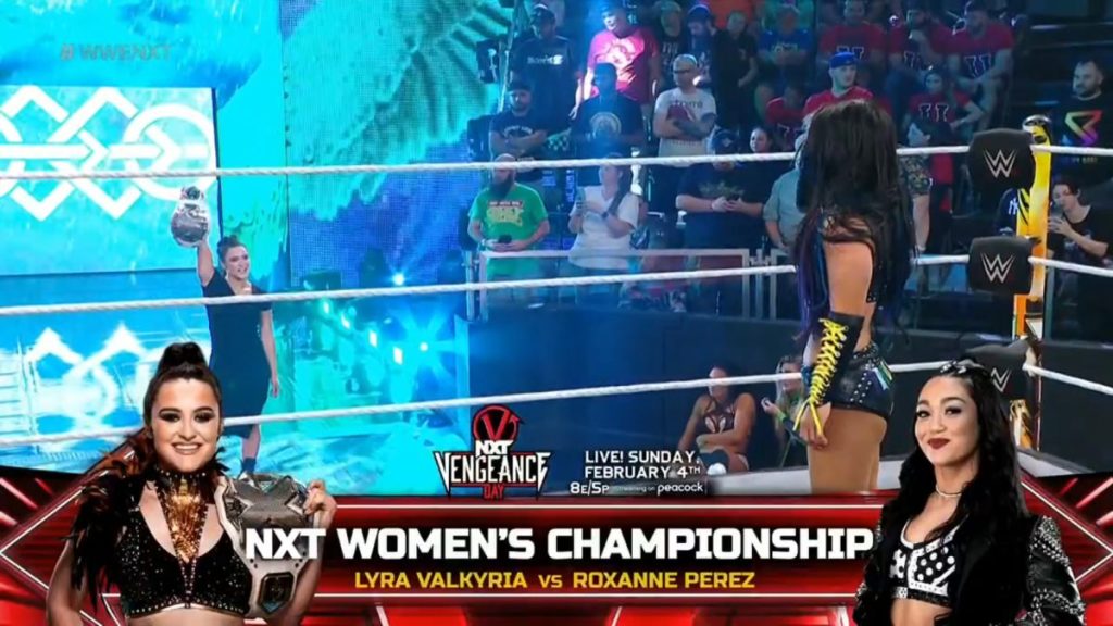 Roxanne Perez vs Lyra Valkyria NXT Vengeance Day