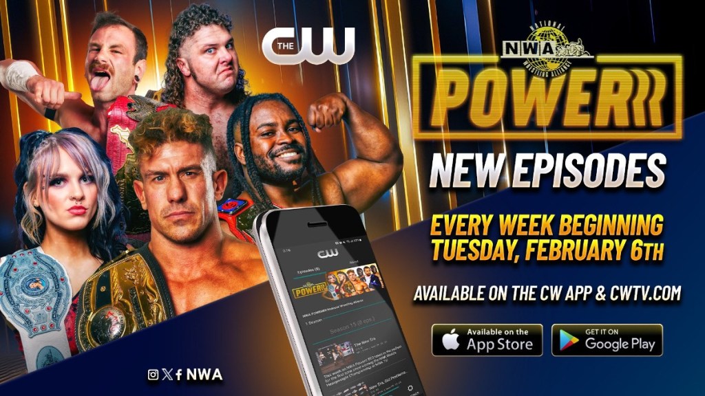 New Episodes Of NWA Powerrr Will Be On CW App Starting On 2/6