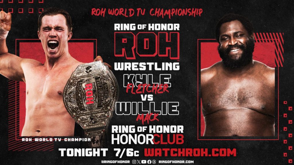 Ring of Honor Kyle Fletcher Willie Mack