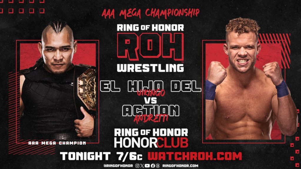 Ring of Honor El Hijo del Vikingo Action Andretti