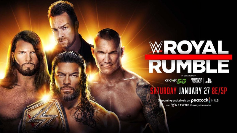 Roman Reigns Randy Orton LA Knight AJ Styles WWE Royal Rumble