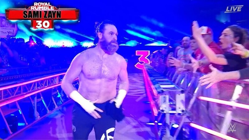 Sami Zayn Returns At WWE Royal Rumble, Competes In Men’s Royal Rumble
