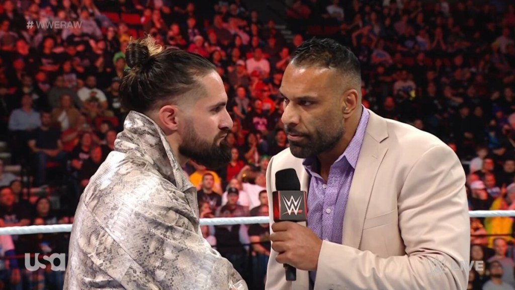 Seth Rollins Jinder Mahal WWE Raw