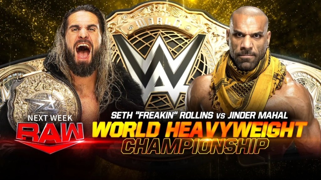 World Heavyweight Title Match & More Set For 1/15 WWE RAW