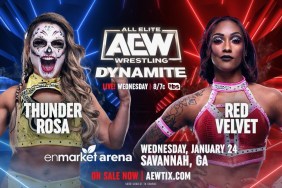 Thunder Rosa Red Velvet AEW Dynamite