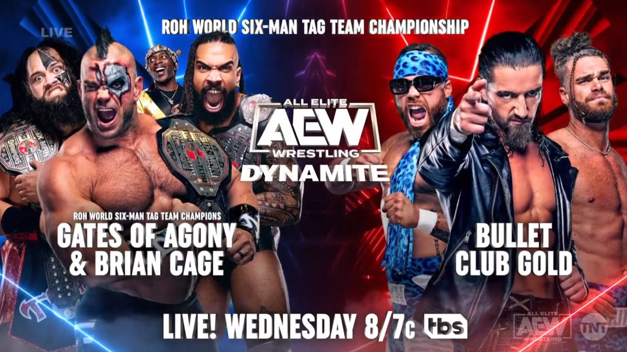 ROH Six-Man Tag Team Title Match Announced, Updated AEW Dynamite Card For  1/17 - Wrestlezone