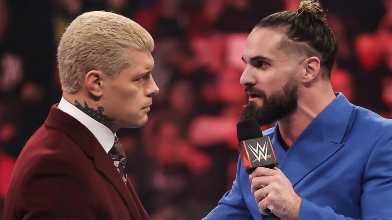 Cody Rhodes Seth Rollins WWE RAW