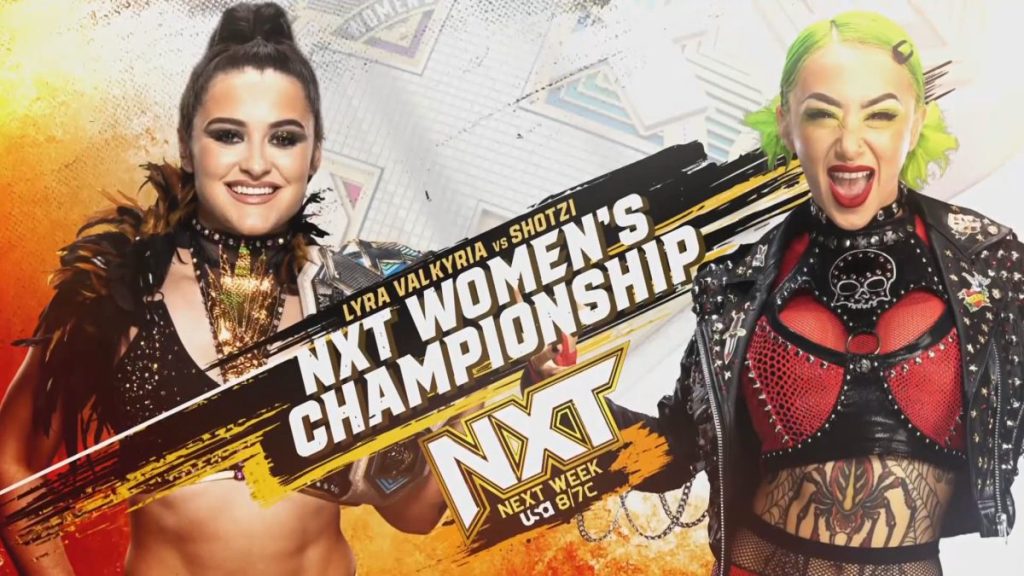 Lyra Valkyria vs Shotzi WWE NXT