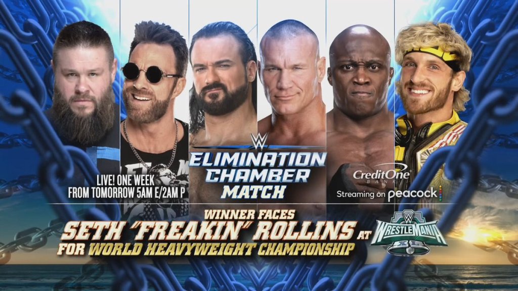 WWE Men's Elimination Chamber Match 2024