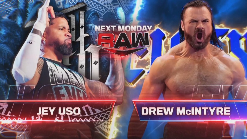 Drew McIntyre vs. Jey Uso, Nia Jax vs. Becky Lynch Set For 3/4 WWE RAW