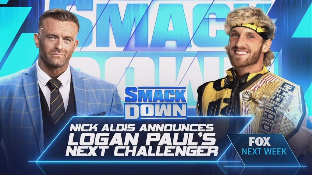 Nick Aldis Logan Paul WWE SmackDown