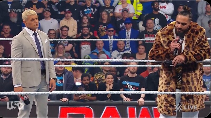 Seth Rollins Cody Rhodes WWE RAW
