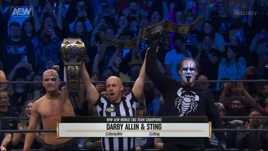 Sting And Darby Allin Win AEW World Tag Team Titles On 2/7 AEW Dynamite