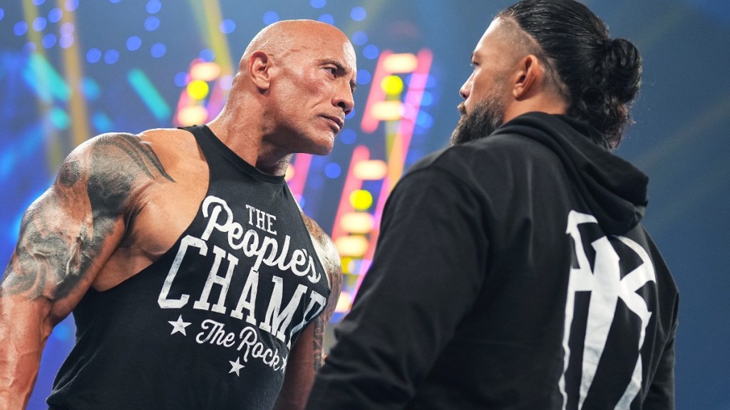 The Rock Roman Reigns WWE SmackDown